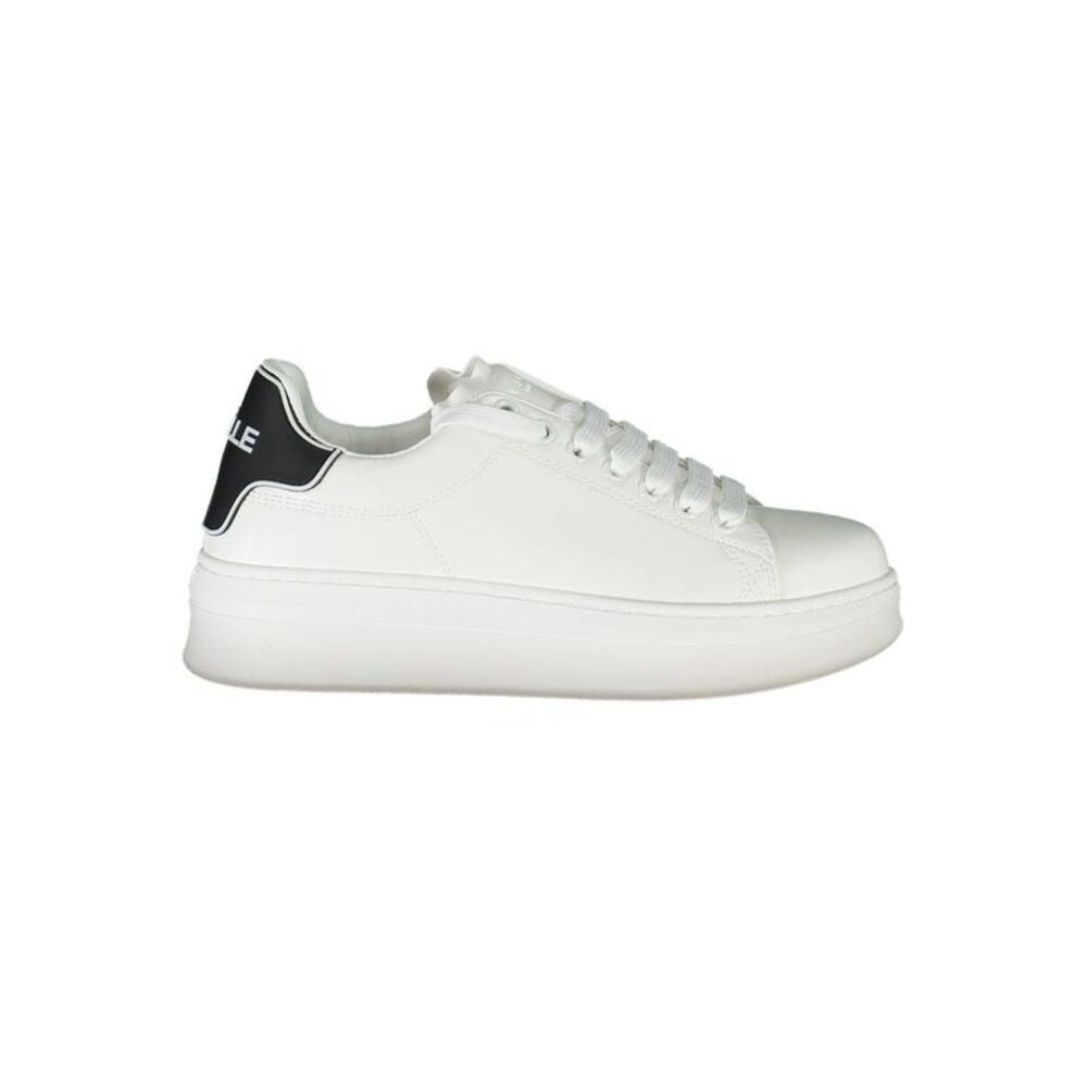 Gaelle Paris Bianco Polyurethane Women Women's Sneaker